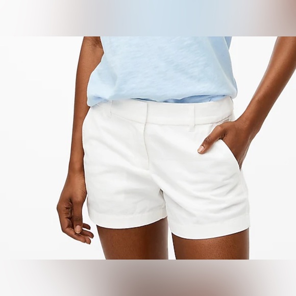 NWT J. Crew 3.5" classic chino short SZ 8 White - Picture 2 of 6